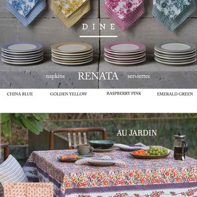 Serviettes - Les  jolies nappes - INKA FRANCE