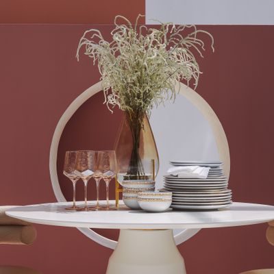 Assiettes au quotidien - Lot d'assiettes et bols en porcelaine - AURA LIVING