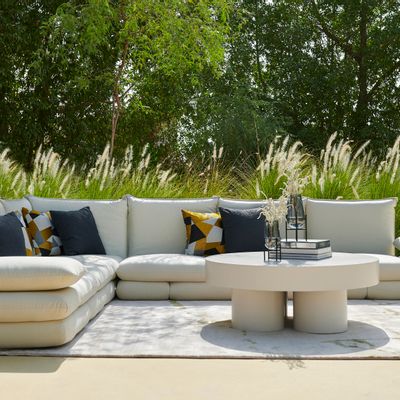 Sofas - Stax Low Layered Sofa - AURA LIVING