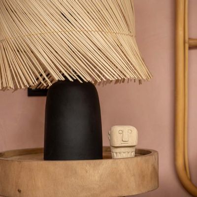 Lampes de table - Lampe de Table en Rotin - Noir Naturel - BAZAR BIZAR LIVING