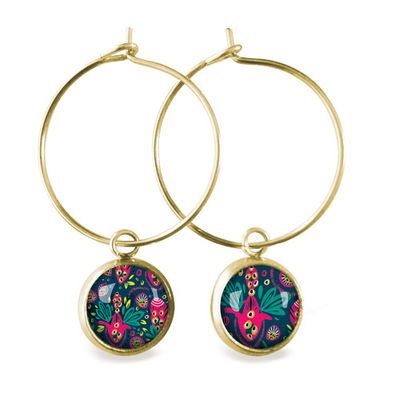 Jewelry - Hoop earrings gold Les Parisiennes Rio - LES JOLIES D'EMILIE