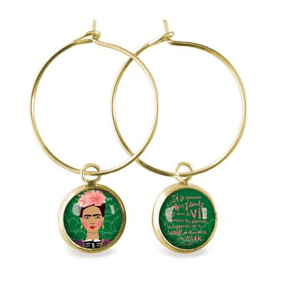 Jewelry - Hoop earrings gold Les Parisiennes Frida - LES JOLIES D'EMILIE