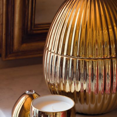 Candles - 18K Ceramic Cuir Candle - LADENAC MILANO