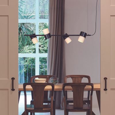 Hanging lights - KAN C LINEAL articulated hanging lamp - LUXCAMBRA