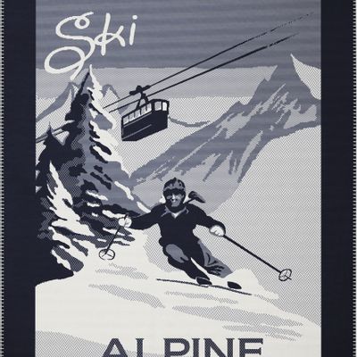 Throw blankets - Throw Ski Alpine - BIEDERLACK
