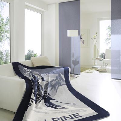 Throw blankets - Plaid Ski Alpine - BIEDERLACK