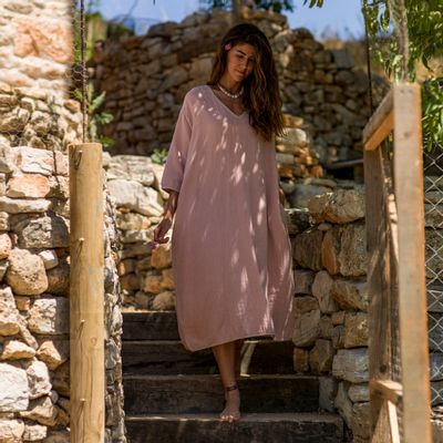 Prêt-à-porter - Robe longue en mousseline - LOOM.IST