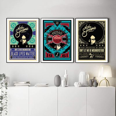 Poster - Concert COLLECTION - Nina Simone - BLUE SHAKER