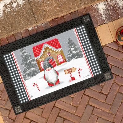 Decorative objects - winter watering can doormat. - KARENA INTERNATIONAL