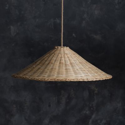 Plafonniers - Rattan Lamp Topi - MAHE HOMEWARE