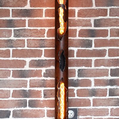 Decorative objects - 130 cm steel tube lamp. - 1SECONDTEMPS