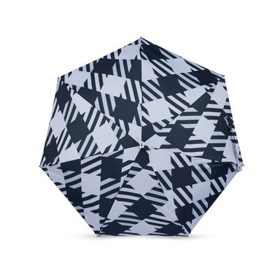 Objets design - Micro-parapluie Vichy Oversize Noir - Smith - ANATOLE