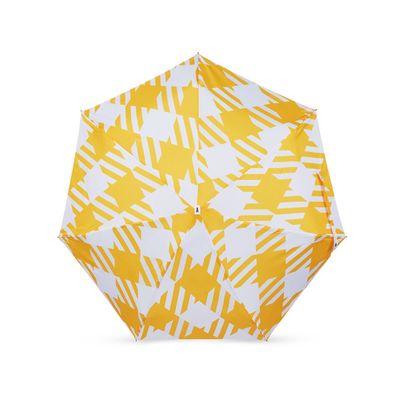 Prêt-à-porter - Micro-parapluie solide vichy oversize - jaune - VICTORIA - ANATOLE