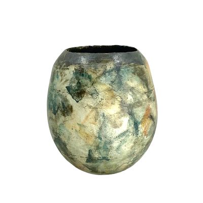 Céramique - Vase en grès Pictural N°10. - ATELIER ELSA DINERSTEIN