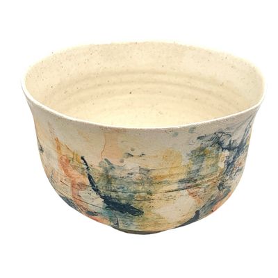 Ceramic - Japanese bowl --- pictorial 11 - ATELIER ELSA DINERSTEIN