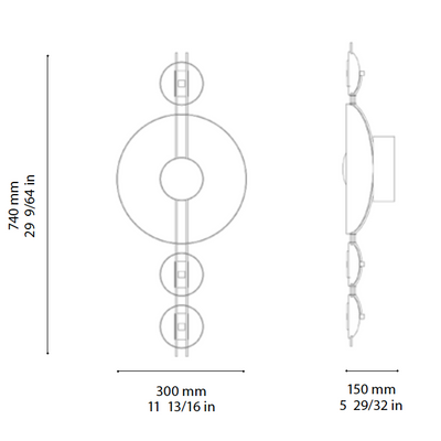 Wall lamps - CROPCIRCLE - OMBRE PORTEE