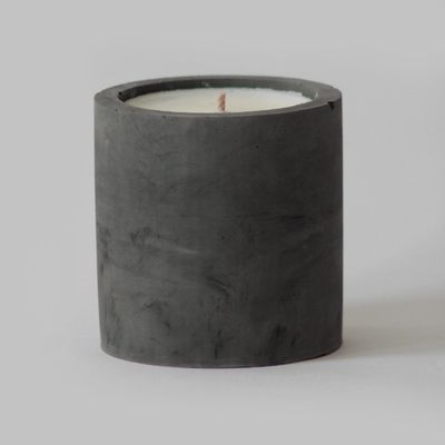 Bougies - Bougie parfumée en béton Anthracite - AKARA