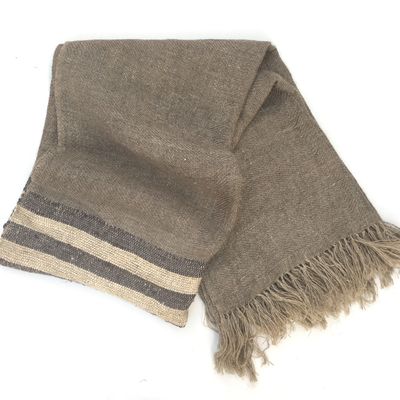 Cushions - Throw Puck linen & silk - ML FABRICS