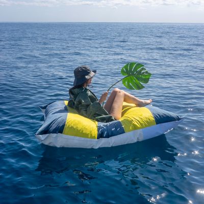 Fauteuils de jardin - [piscine] Grand Pouf Dory  - LA TETE DANS LES NUAGES