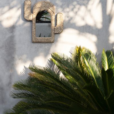 Miroirs - Miroir The Cactus Shell, blanc - BAZAR BIZAR LIVING