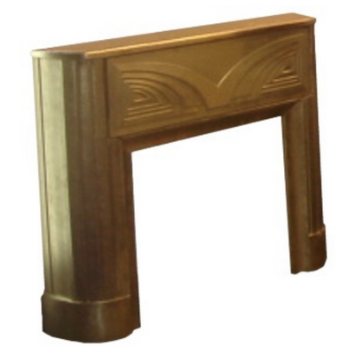 Céramique - cheminée art déco en céramique émaillée - DB-CERAMICS