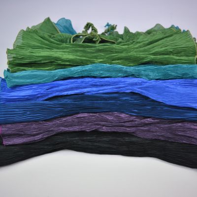 Foulards et écharpes - Etole ou foulard plissé Opéra - MONIKA LINE-GOLZ