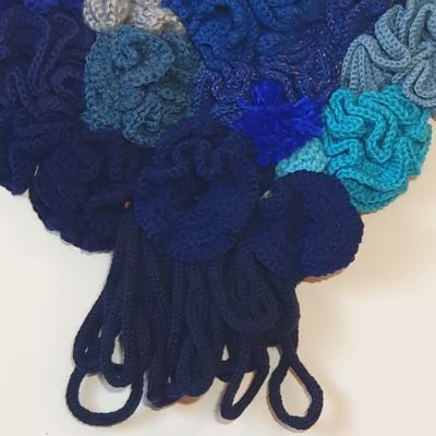 Pièces uniques - Que du bleu - CRÉATIONS ANNIE CICATELLI