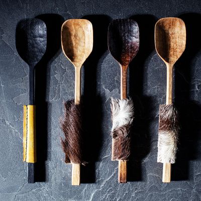 Cutlery set - Oak spoons - ATELIER PEV / PATRICK EVESQUE