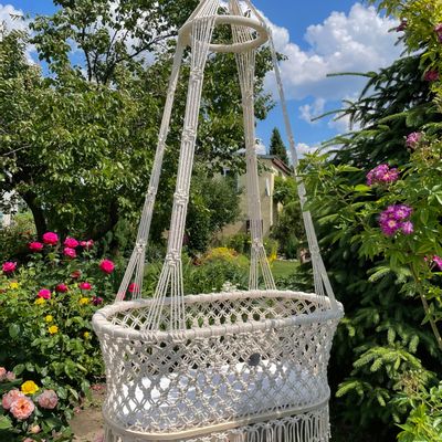 Mobilier bébé - Berceau suspendu pour bébé en macramé - ANZY HOME