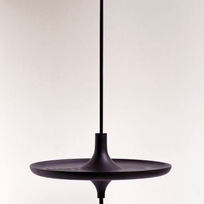 Mobilier et rangements pour bureau - Table suspendue en frêne lasuré noir (taille standard 38 cm) - MADEMOISELLE JO.