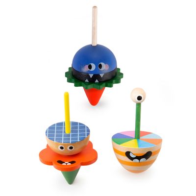 Jouets enfants - TOUPIE ASSORTIE - KIKKERLAND