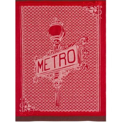 Tea towel - Panneau Métro / Tea towel - COUCKE