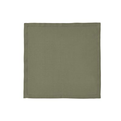 Table linen - Florence Khaki - Towel, Set, Head to Head and Tablecloth - ALEXANDRE TURPAULT