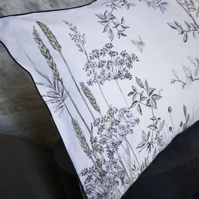 Coussins textile - Graminées - Housse de coussin en lin - ALEXANDRE TURPAULT