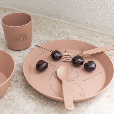 Decorative objects - Bio-Based Dinnerware Set - Unicorn Blush Pink. - CITRON