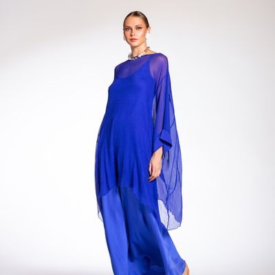 Apparel - BLOUSE SQUARE LONG CHIFFON - JOIN CLOTHES
