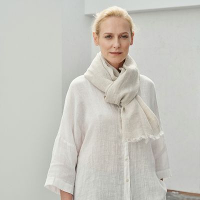 Scarves - Melange Woodbine Scarf - LINEN TALES