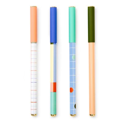 Stationery - SET OF 4 PENS - KIKKERLAND