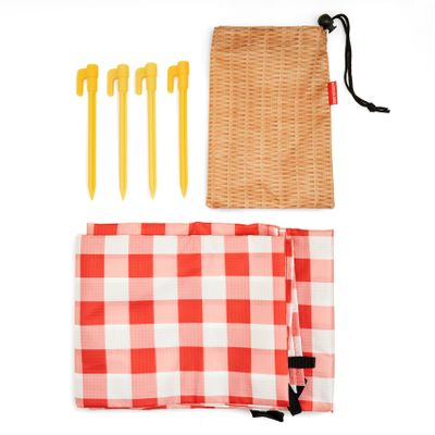 Outdoor space equipments - FOLDING PICNIC BLANKET - KIKKERLAND