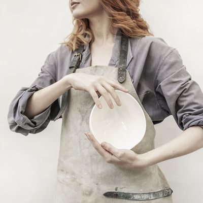 Platter and bowls - Large salad bowl - SOPHIE MASSON PORCELAINE