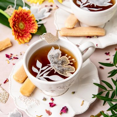 Café et thé  - Sachet de thé forme fleur ( par 5 )  - TEA HERITAGE