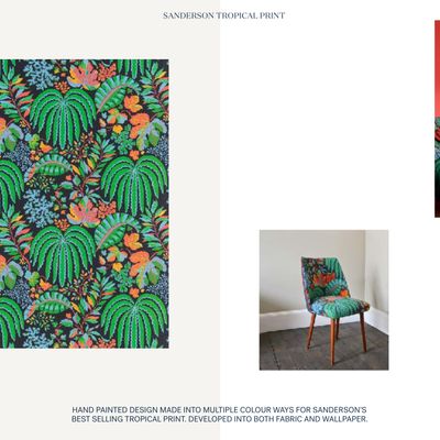Design textile et surface - Design Rozz Connor pour Sanderson Fabrics - ROZZ CONNOR