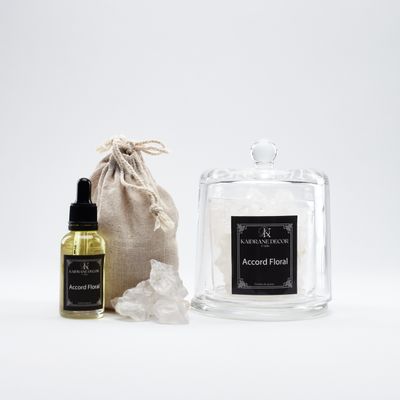 Scent diffusers - Diffuser crystals with its fragrance concentrate - KAIDRANE DECOR