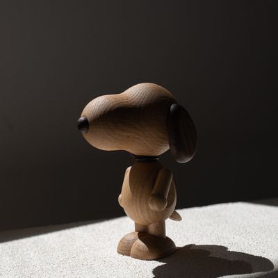 Design objects - Snoopy - Wooden statue - BOYHOOD DESIGN