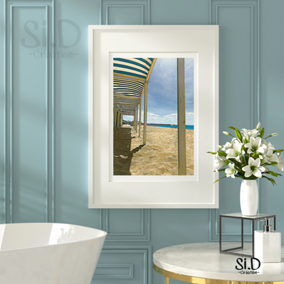 Poster - Beach Cabins poster - SI.D