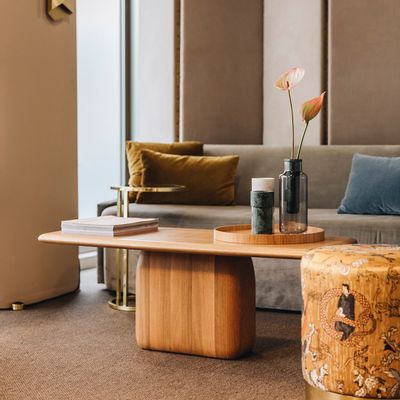 Tables basses - Table basse rectangulaire Bossa en chêne naturel massif - DUISTT