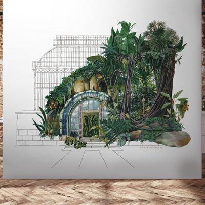 Autres décorations murales - Les serres tropicales - Collection Jardin des plantes - LÉ PAPIERS DE NINON