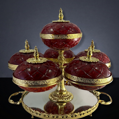 Vases - Candy box - OLYMPUS BRASS SNC