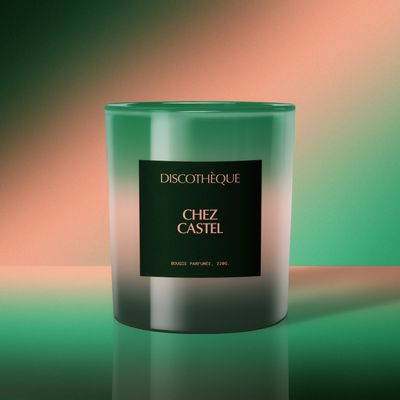 Parfums d'intérieur - CHEZ CASTEL. Bougie Parfumée, 220 g - DISCOTHÉQUE