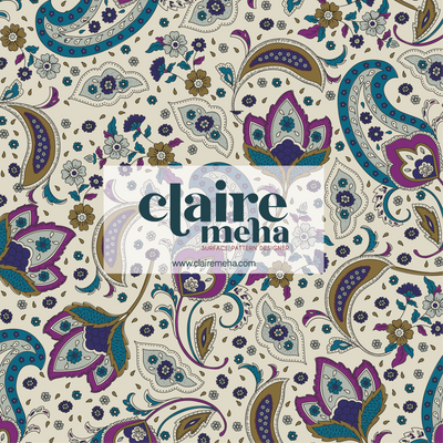Textile and surface design - AO-682 Indian - CLAIRE MEHA